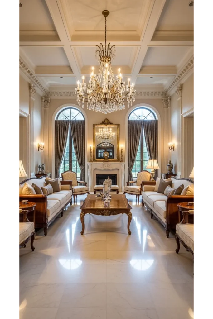 24+ Luxury Living Room Inspirations High End Homes 21 Statement Ceiling Design Living Room