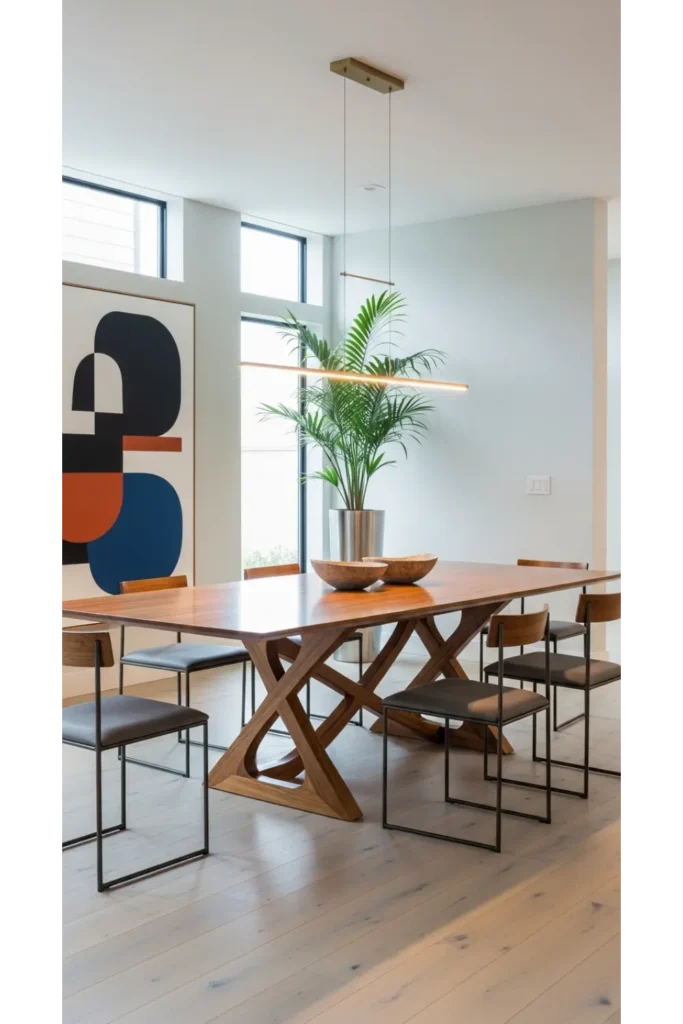 Statement Dining Table As the Anchor 1