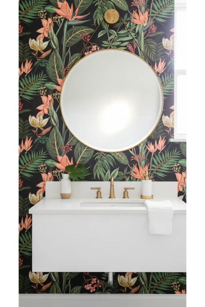 Statement Wallpaper Feature Wall