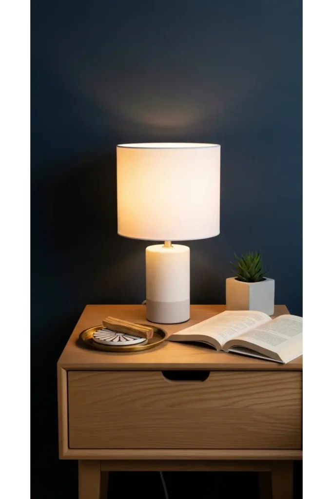 Streamlined Nightstand Styling