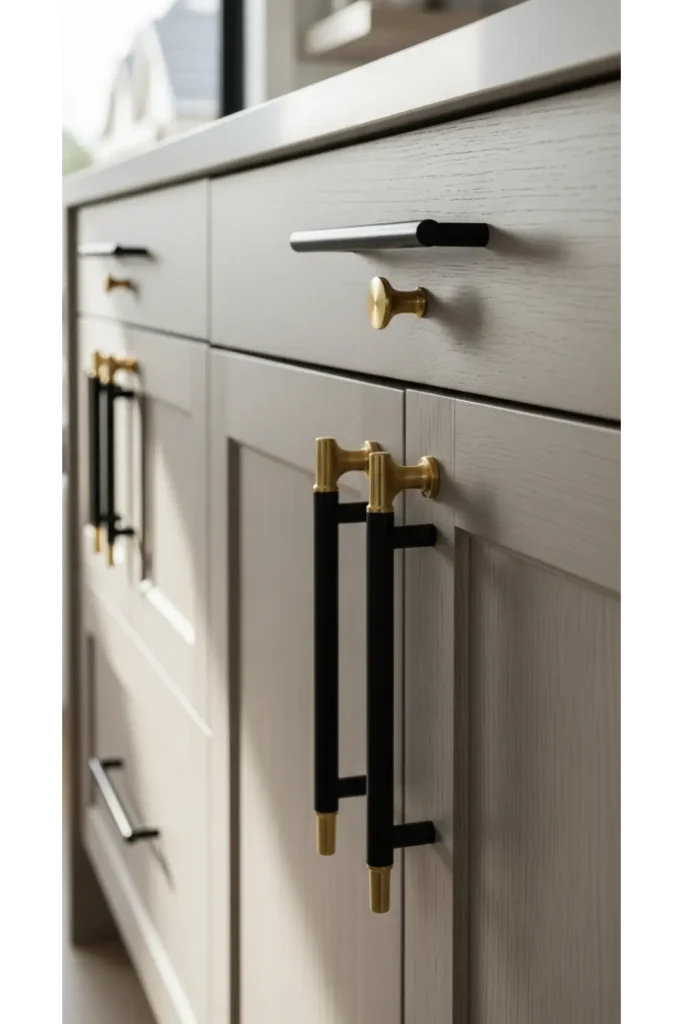 Swap Out Cabinet Hardware for a Modern Look