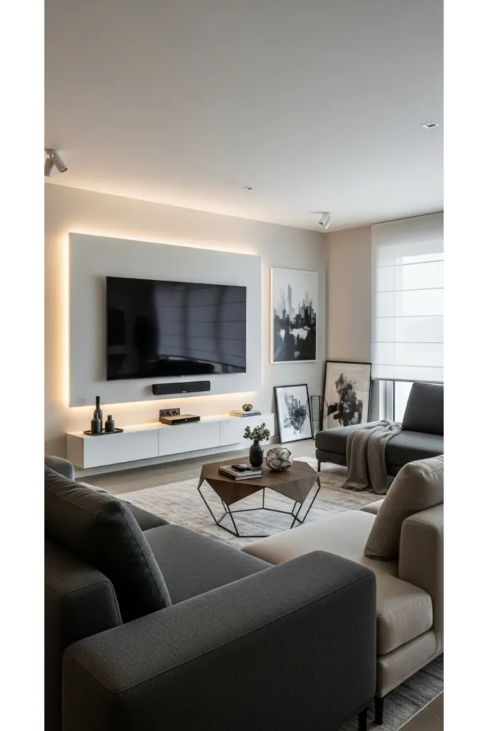 23 Living Room Inspo Ideas You'll Love 22 Tech Smart Living Space