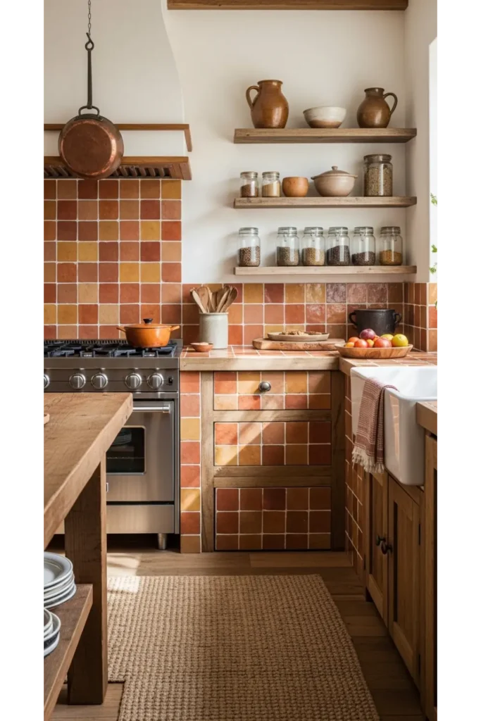 23 Cozy Kitchen Ideas For Warm, Inviting Homes 14 Textured Backsplashes That Add Depth