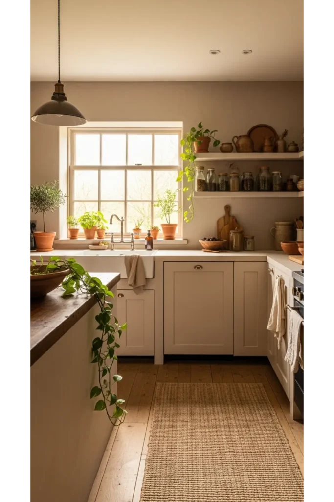 20 Earthy Kitchen Ideas For Natural And Warm Interiors 13 Textured Plaster Or Limewash Walls