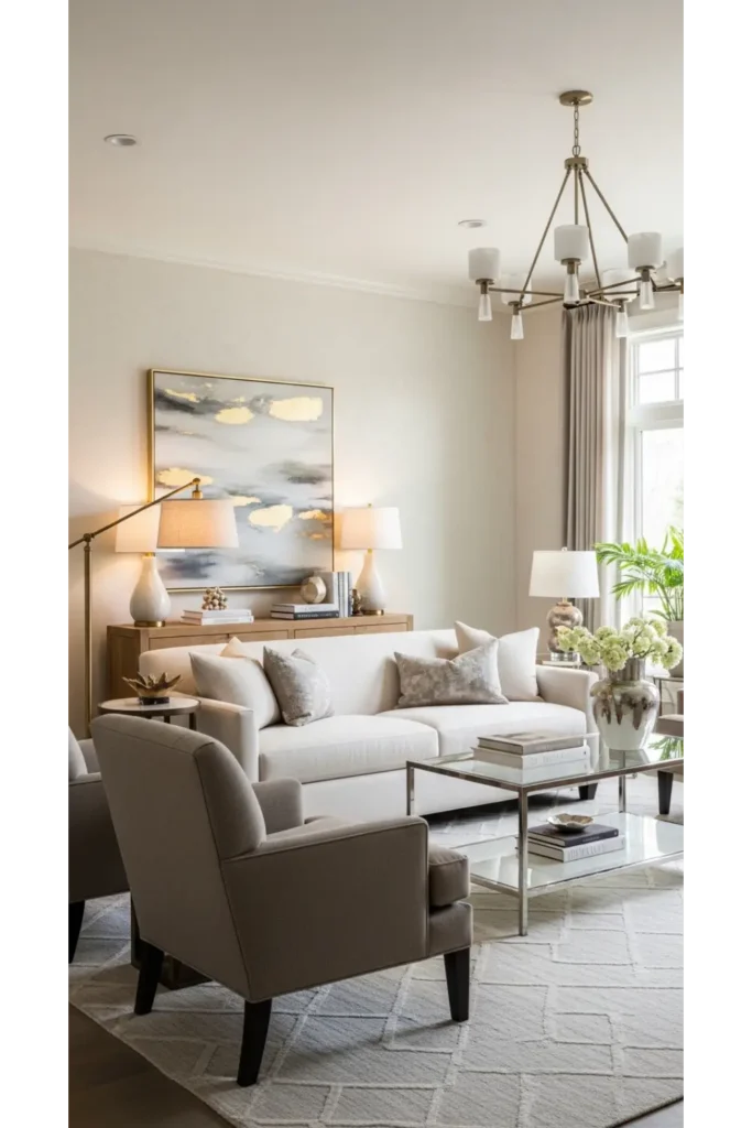 Textured Walls With Subtle Glamour