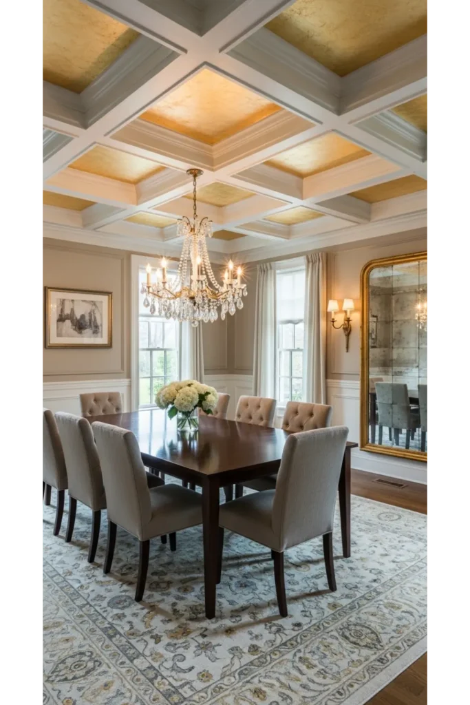 23 Dining Room Inspirations For Elegant Living 17 Thoughtful Ceiling Detailing