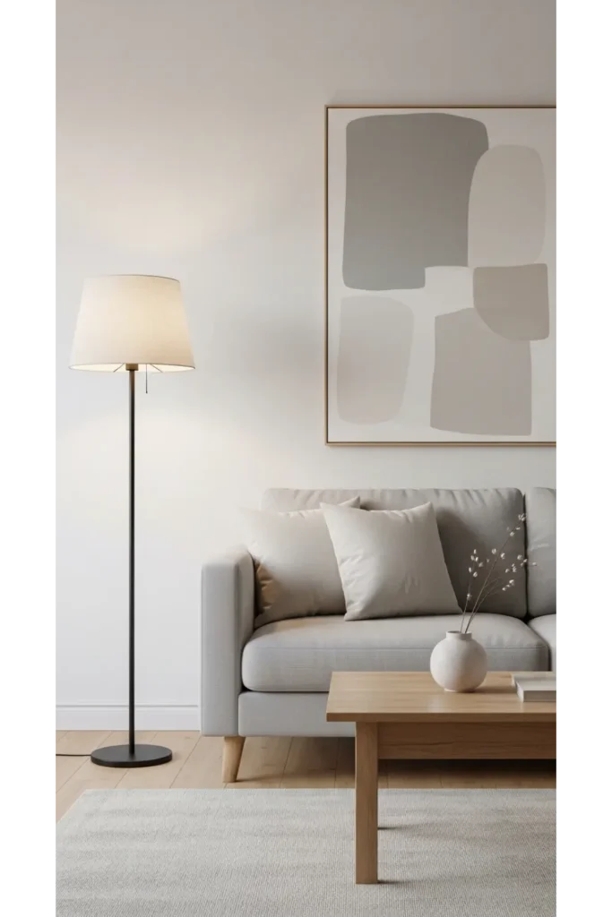 23 Minimalist Living Room Ideas for Calm Homes 16 Thoughtful Lighting Layers