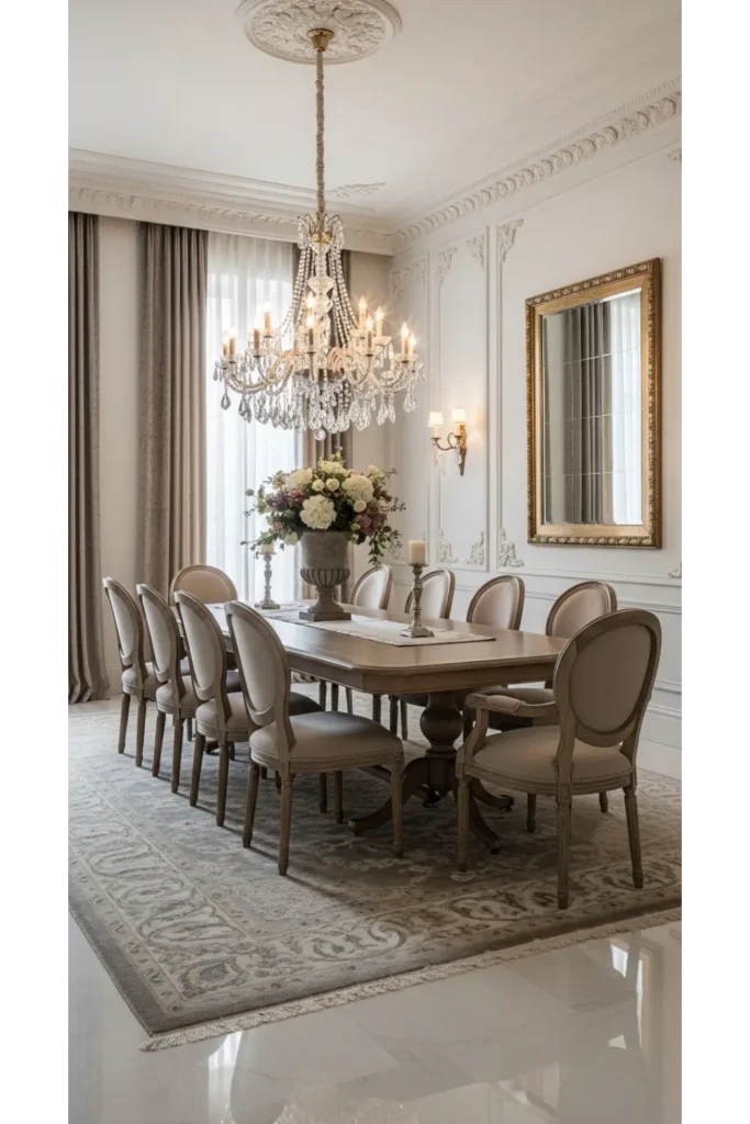 23 Elegant Dining Room Designs, Sophisticated Interiors 2 Timeless Formal Elegance 1