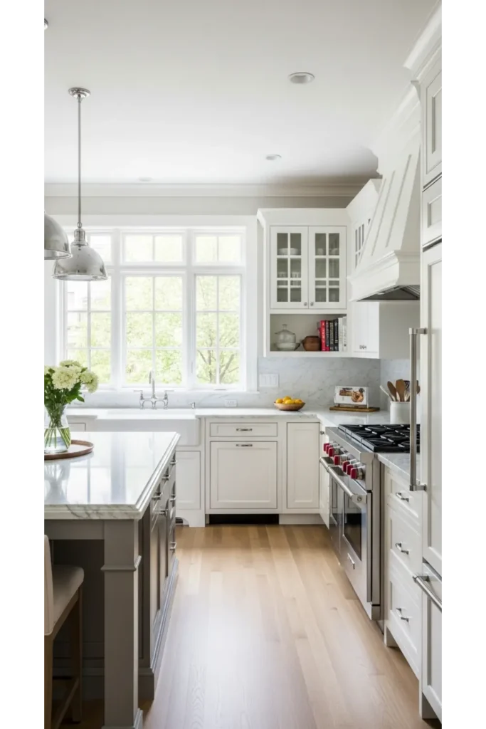 Timeless Kitchen Designs with Classic White Cabinets