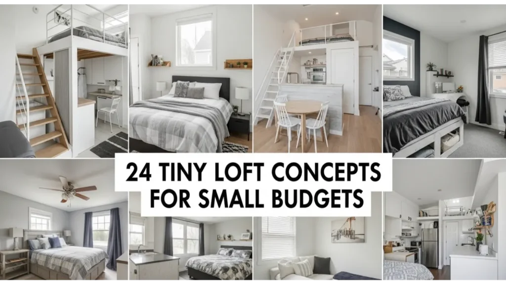 24 Tiny Loft Concepts for Small Budgets 9 Tiny Loft Concepts