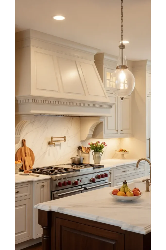 Traditional Range Hoods as Focal Points