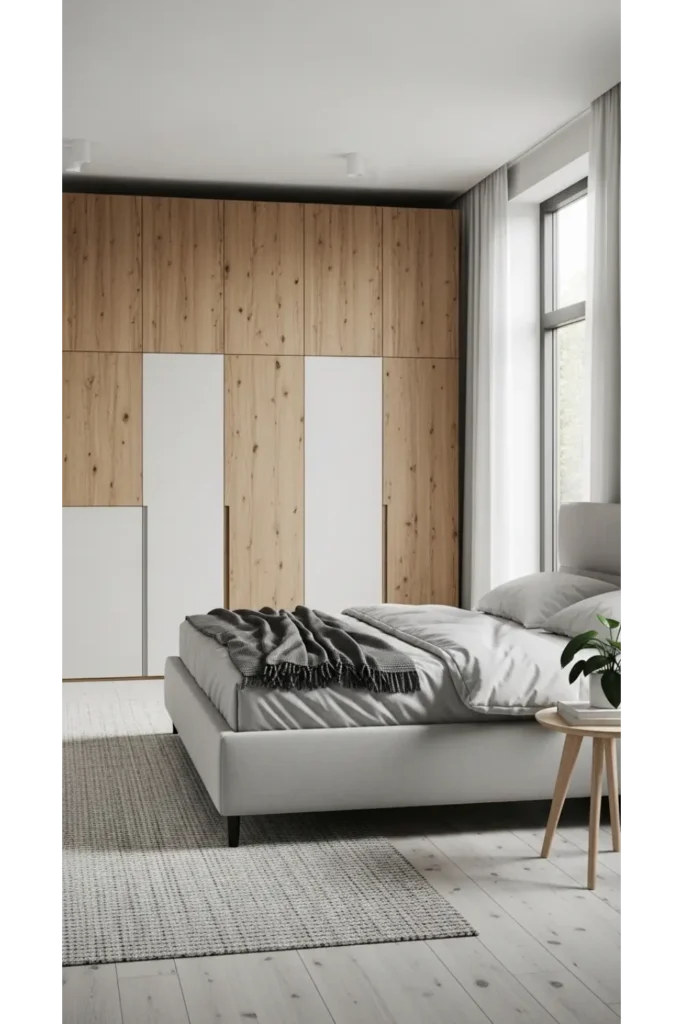 Two Tone Matte Finish Wardrobe