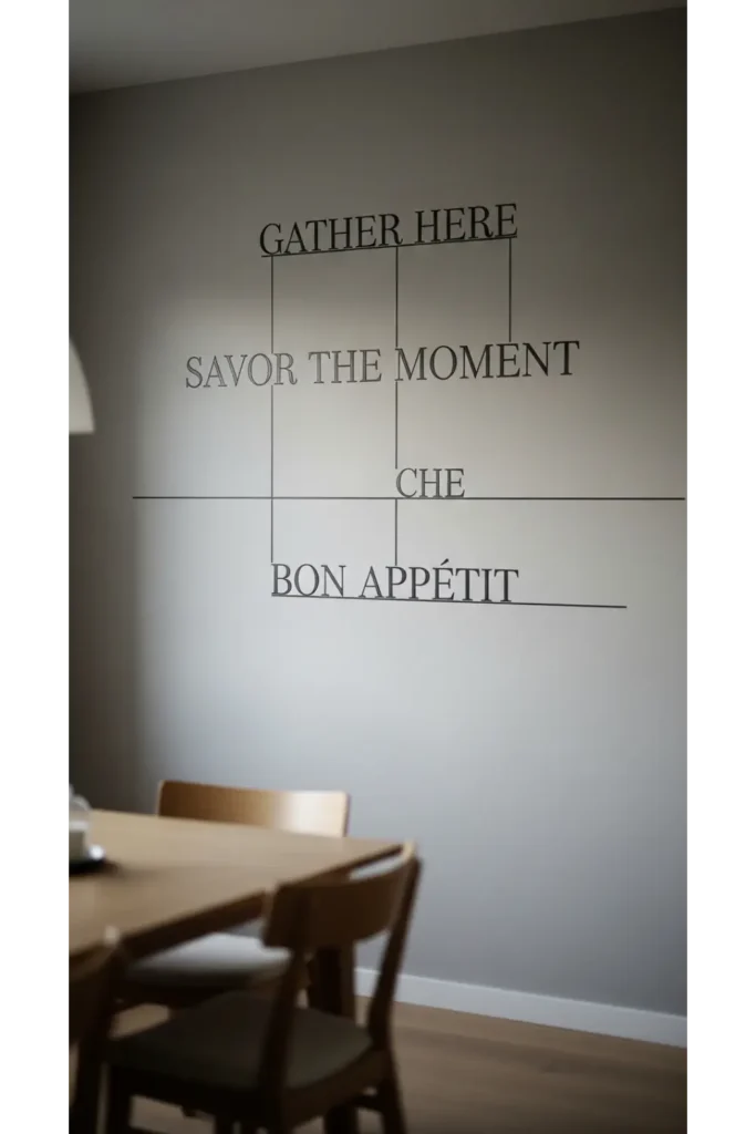 Typography Art With Subtle Messages