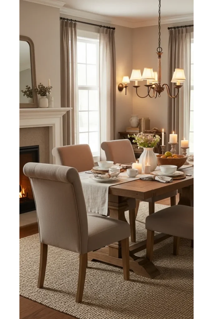 Upholstered Dining Table Seating Focus