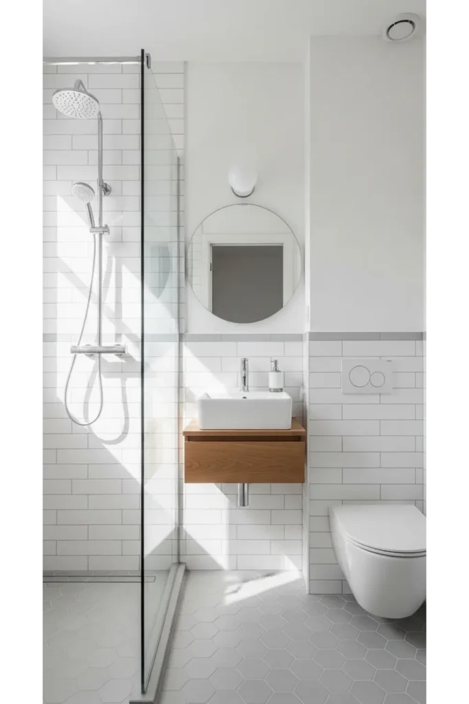 Use Clear Glass Shower Panels