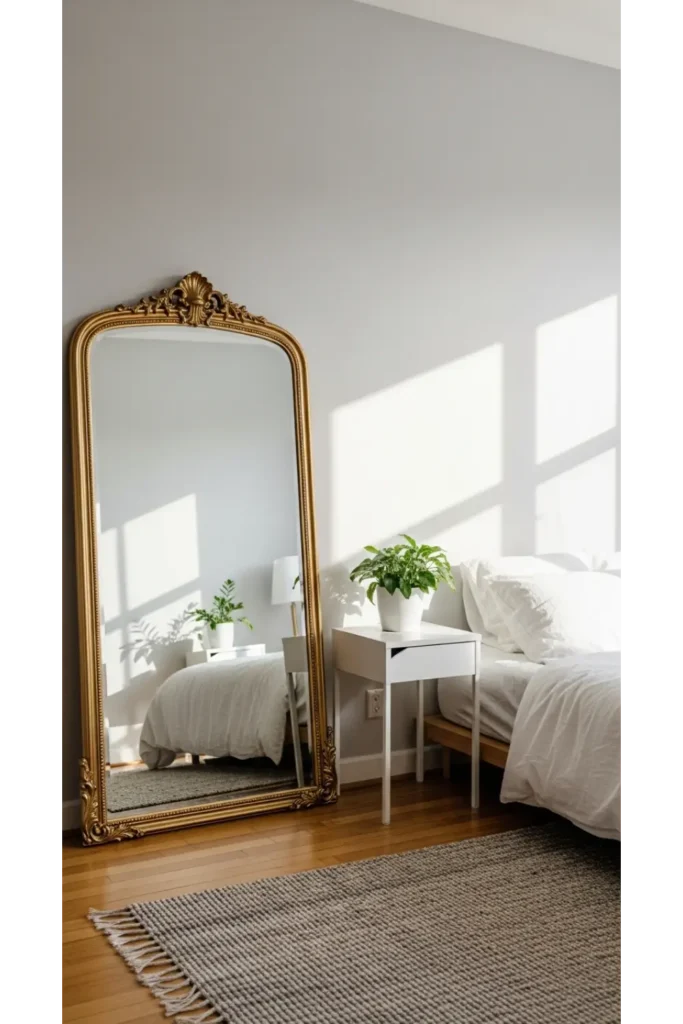 20+ bedroom inspo tips to transform your sleeping space 7 Use Mirrors to Expand Space