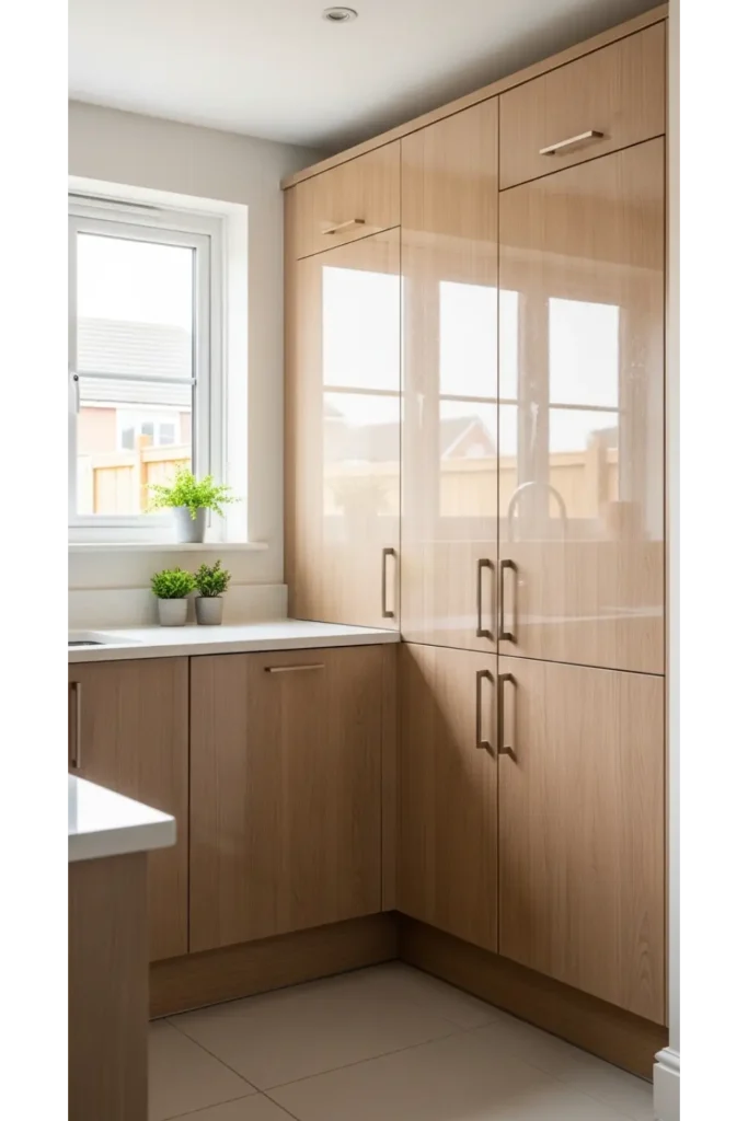 Vertical Cabinets That Reach the Ceiling