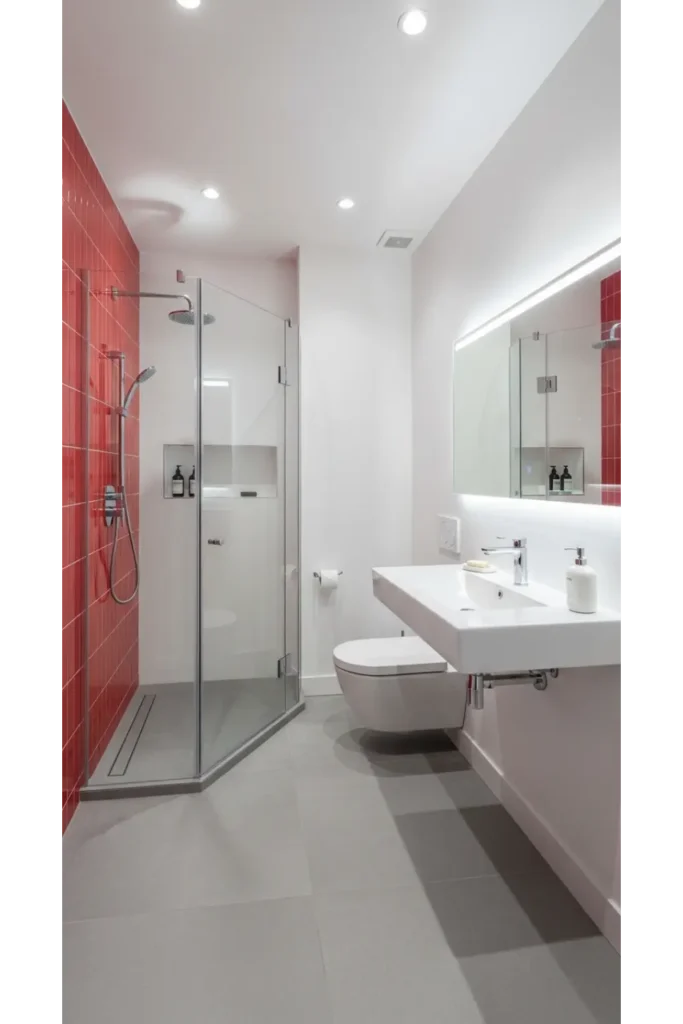 25 Small Full Bathroom Ideas Maximize Style & Space 20 Vertical Tile Patterns for Height Illusion