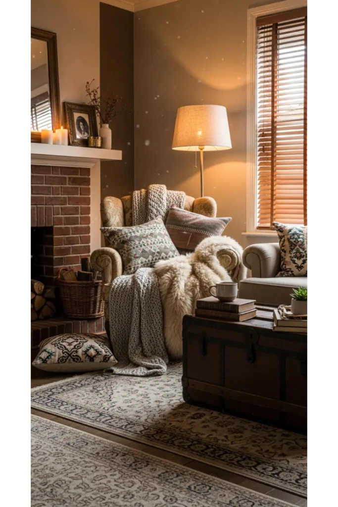 22+ Cosy Living Room Ideas Comfortable Stylish 23 Vintage Finds for Character