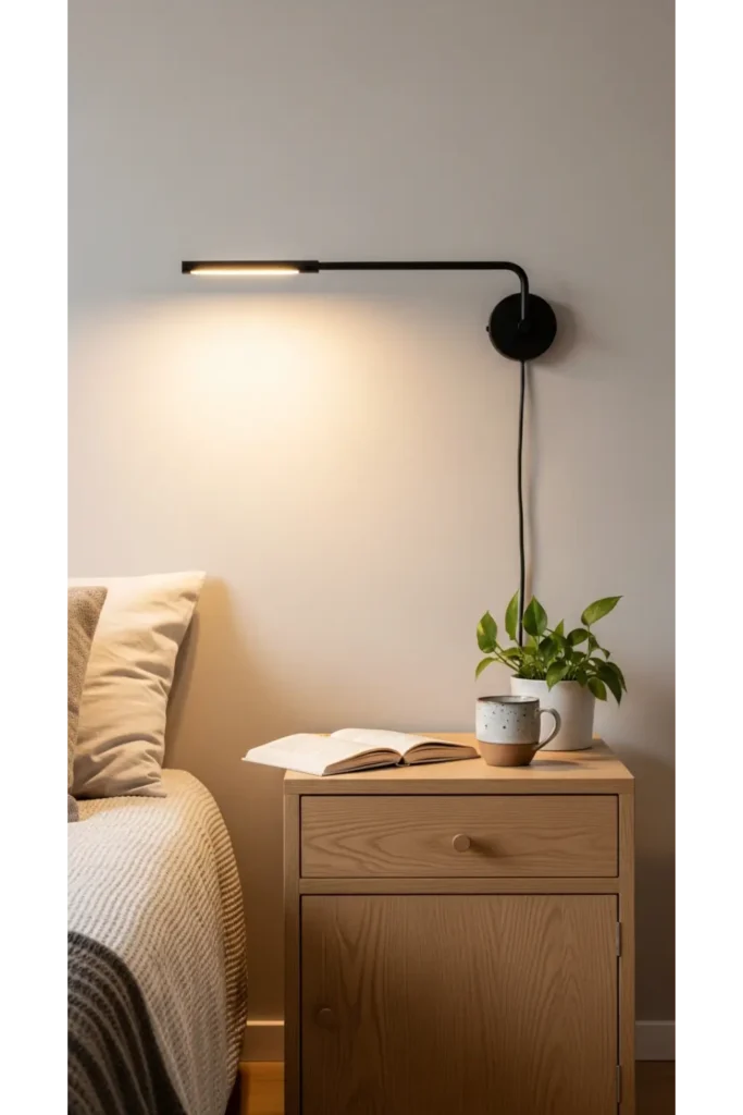 Japandi Bedroom 23 Calm Cozy Retreat Ideas 14 Wall Mounted Reading Lamps