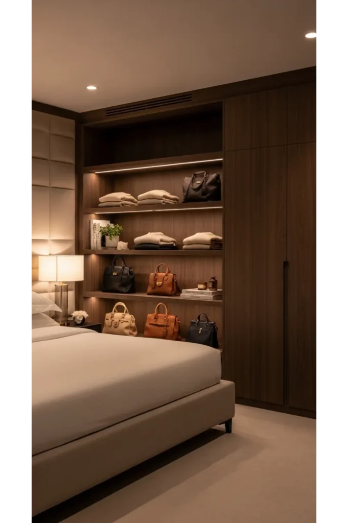 Wardrobe With Open And Closed Mix