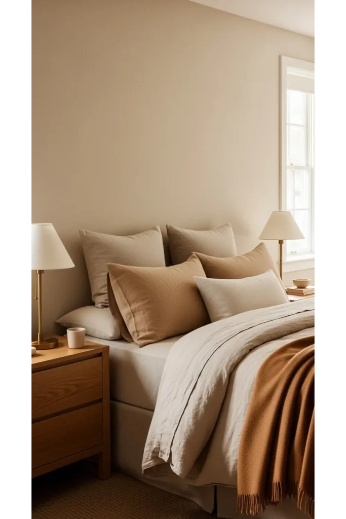 20+ Cozy Bedroom Designs That Feel Warm and Inviting You’ll Never Want to Leave 2 Warm Neutral Layers That Feel Effortless