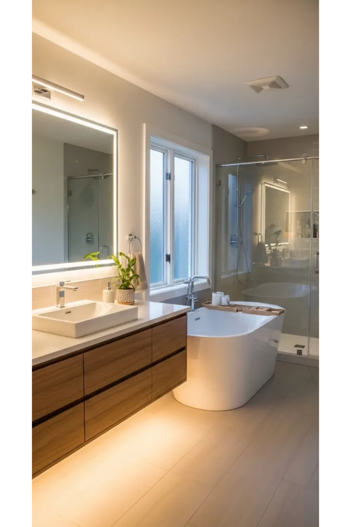 Warm Under Cabinet Lighting