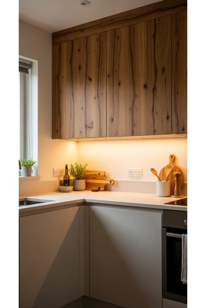 23 Cozy Kitchen Ideas For Warm, Inviting Homes 3 Warm Wood Cabinets With Natural Grain