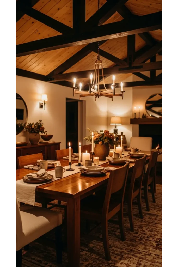 Warm Wood Tones for a Grounded Feel