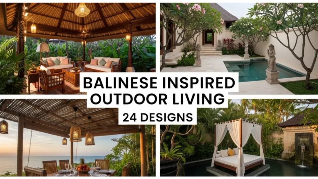 Balinese Inspired Outdoor Living 24 Designs 4 balinese inspired outdoor living