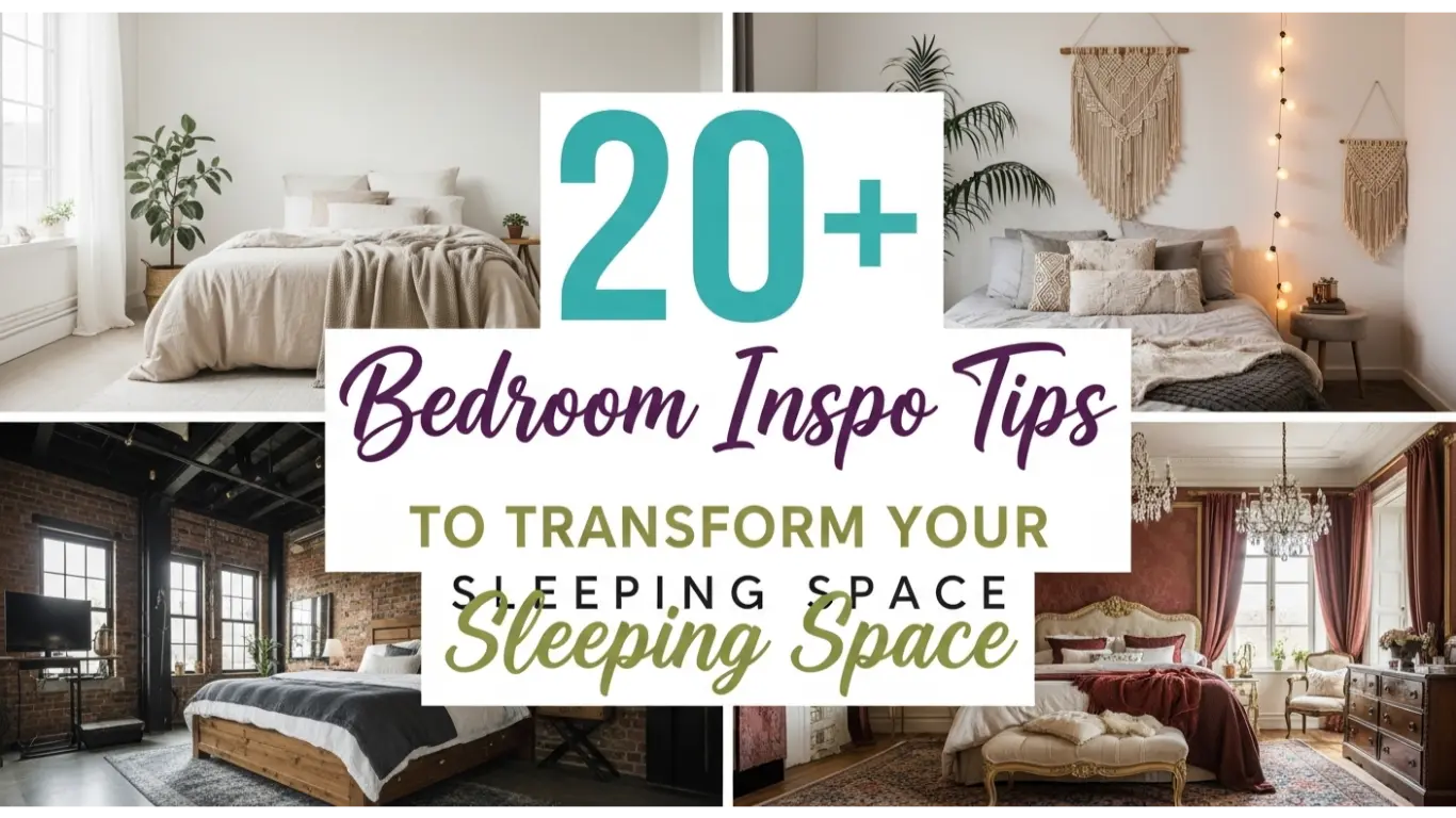 bedroom inspo tips to transform your sleeping space