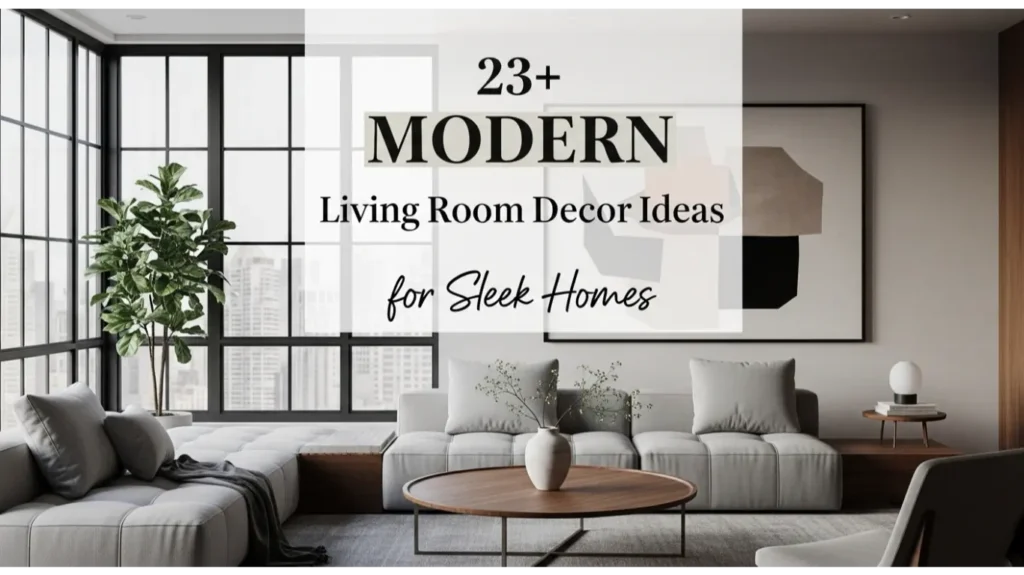 modern living room decor ideas for sleek homes