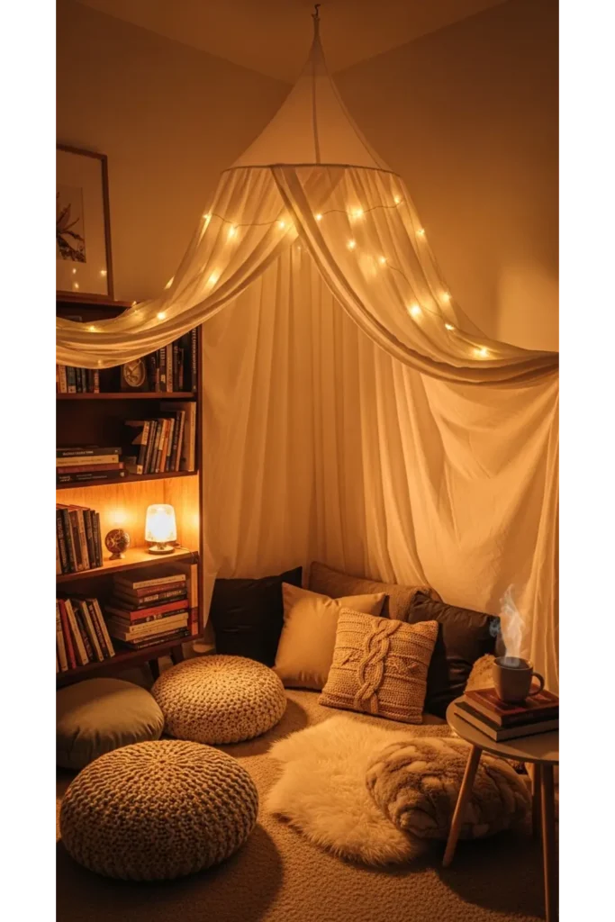 Add a Canopy or Fabric Drape