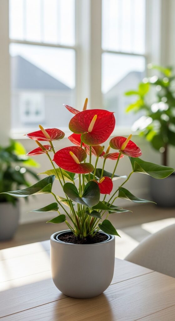 23 Low Maintenance House Plants For Easy Homes 22 Anthurium
