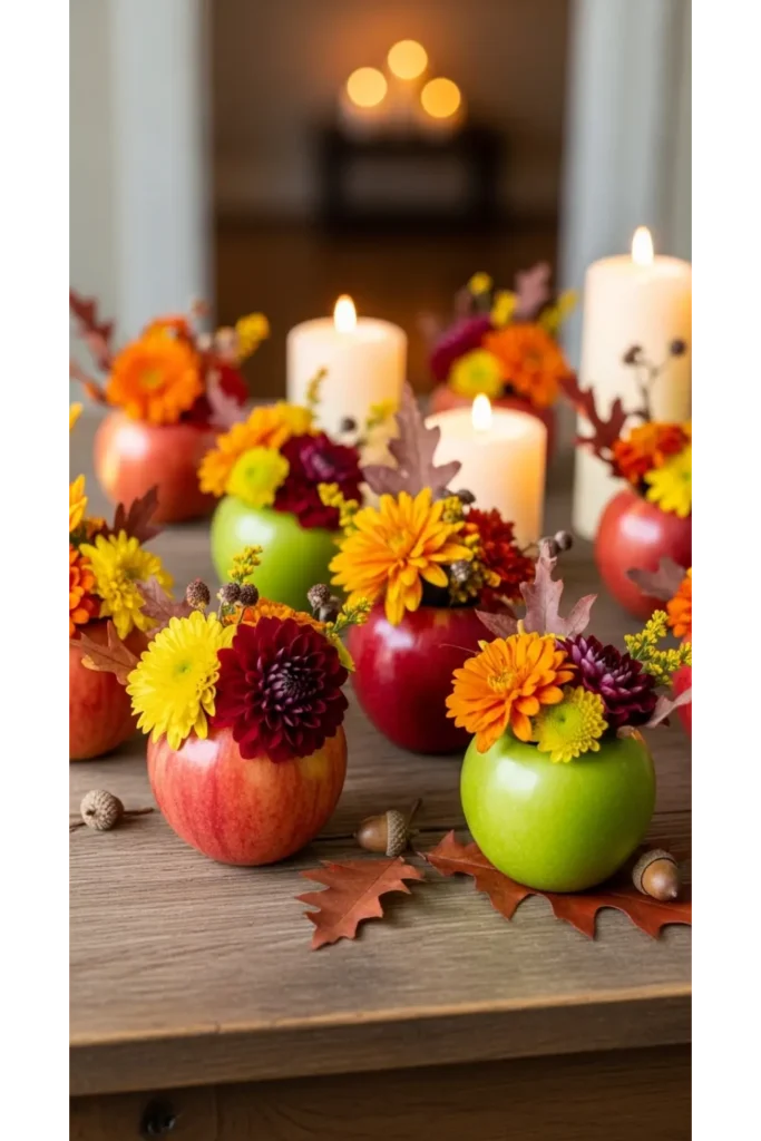 Apple Vase Centerpiece