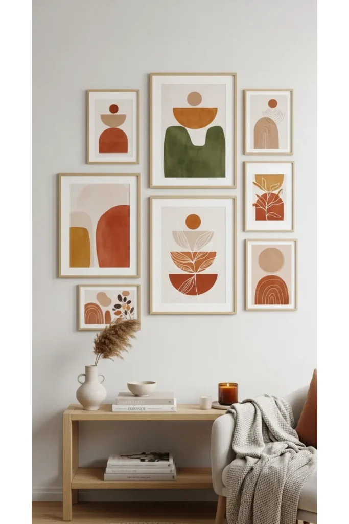 Modern Fall Decor: 23 Easy Ideas for a Cozy Home 9 Autumn Gallery Wall Refresh