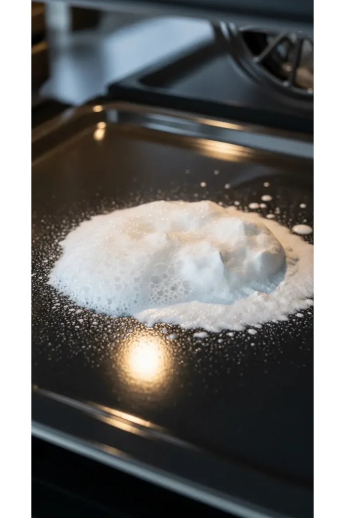 Baking Soda and Vinegar Foam Reaction
