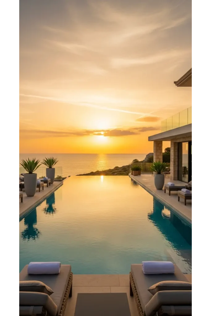 Balearic Sunset Pool Villa