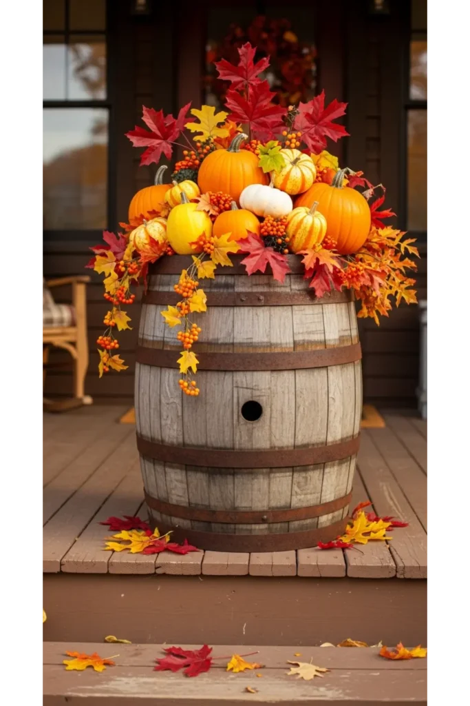 Barrel Or Large Pot Displays