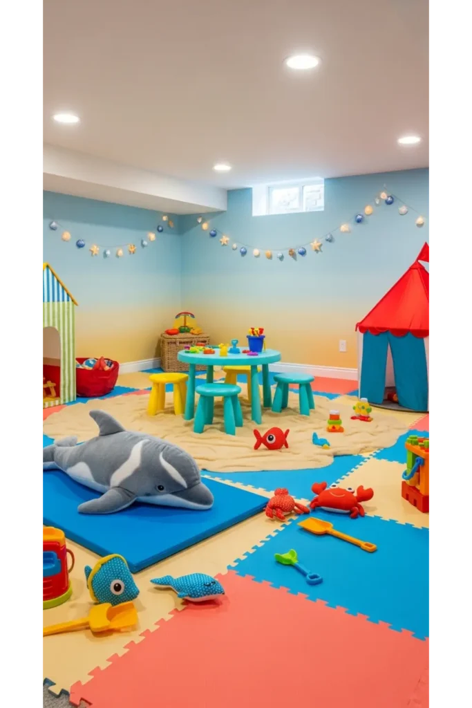 Beach Inspired Play Area