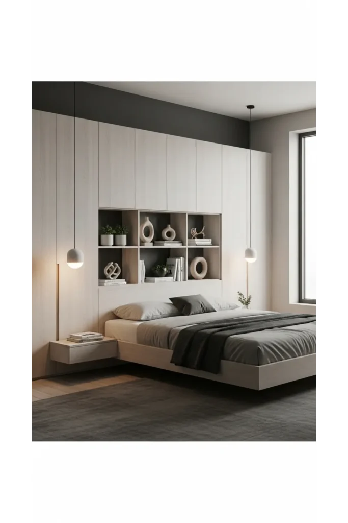 24 Small Room Design Hacks For More Storage Space 21 Behind Bed Storage Cabinets