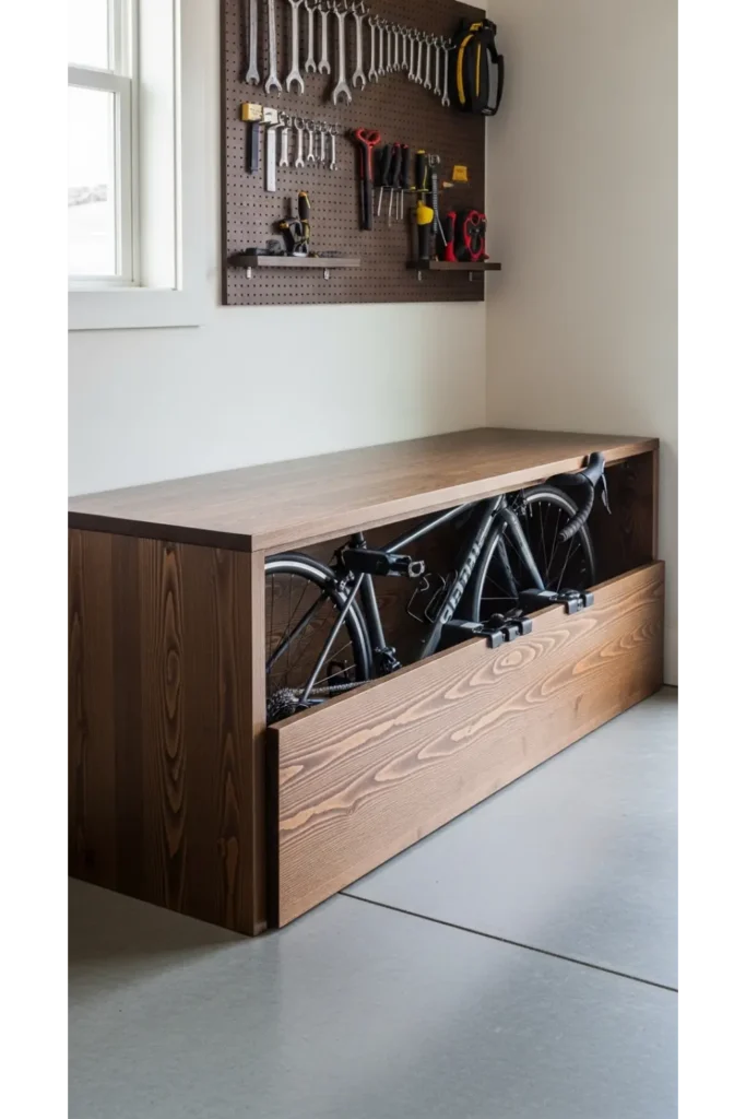  Bike Storage Bench
