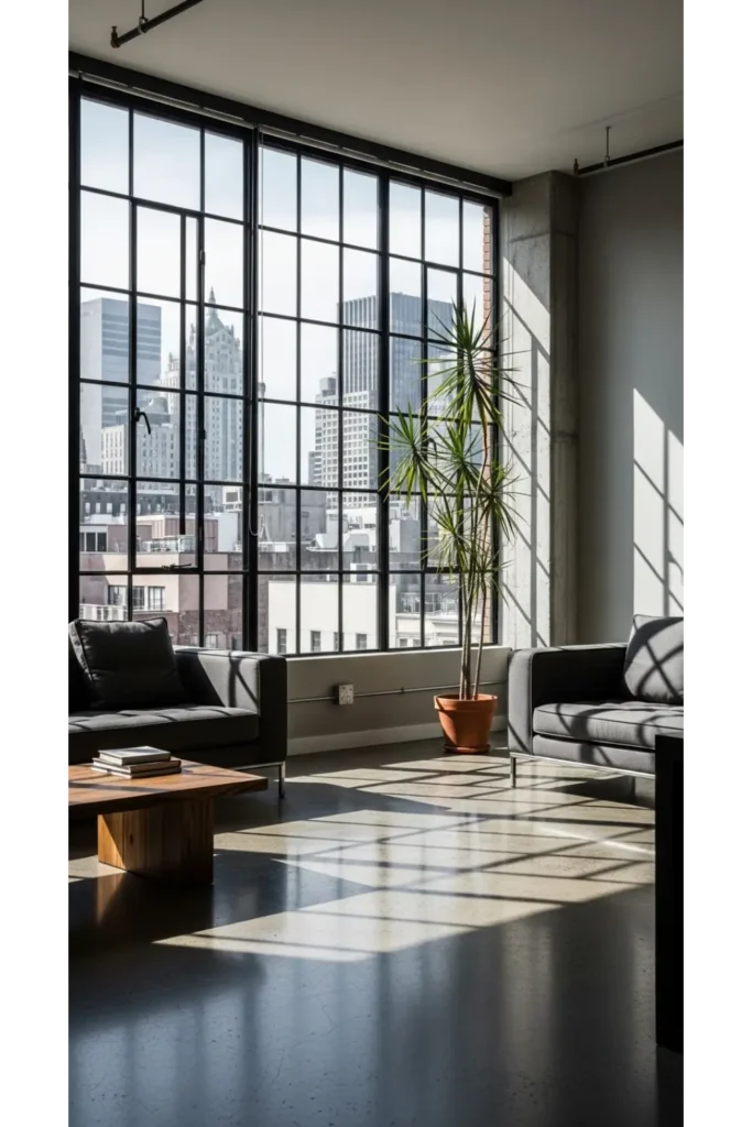 Black Steel Window Frames