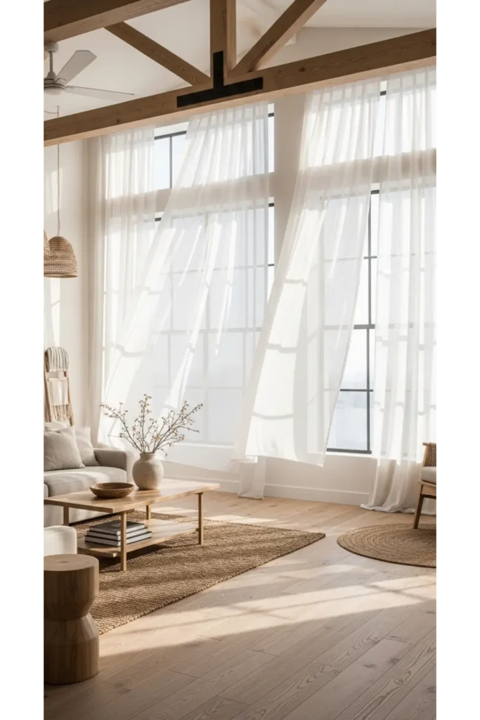 Breezy Sheer Curtain Layers
