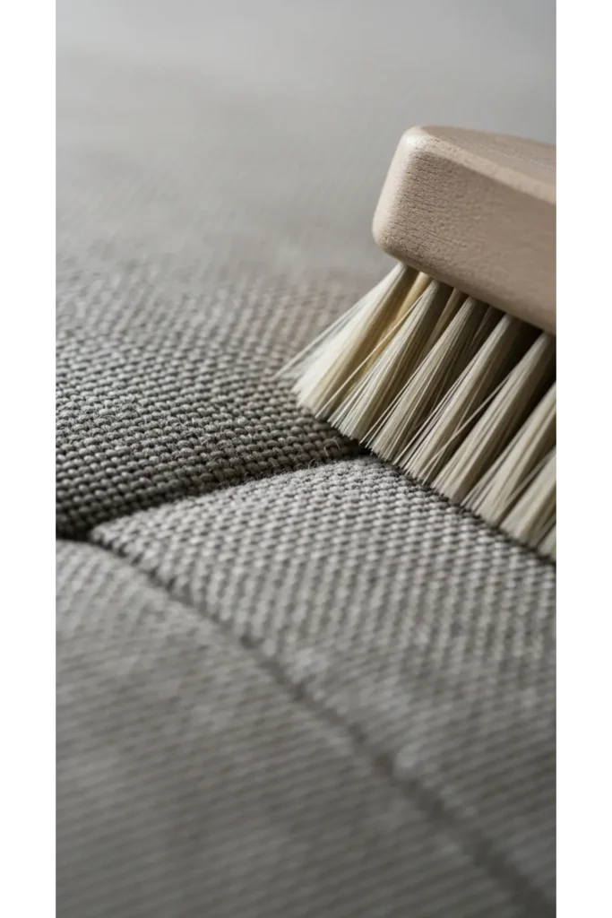 Brush Fabric to Restore Texture