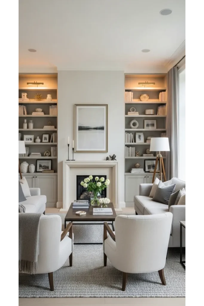 Built In Shelving Display