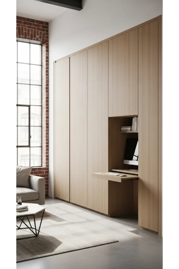 Modern Loft House Design: Stylish Space Ideas 23 15 Built In Storage for Clean Look