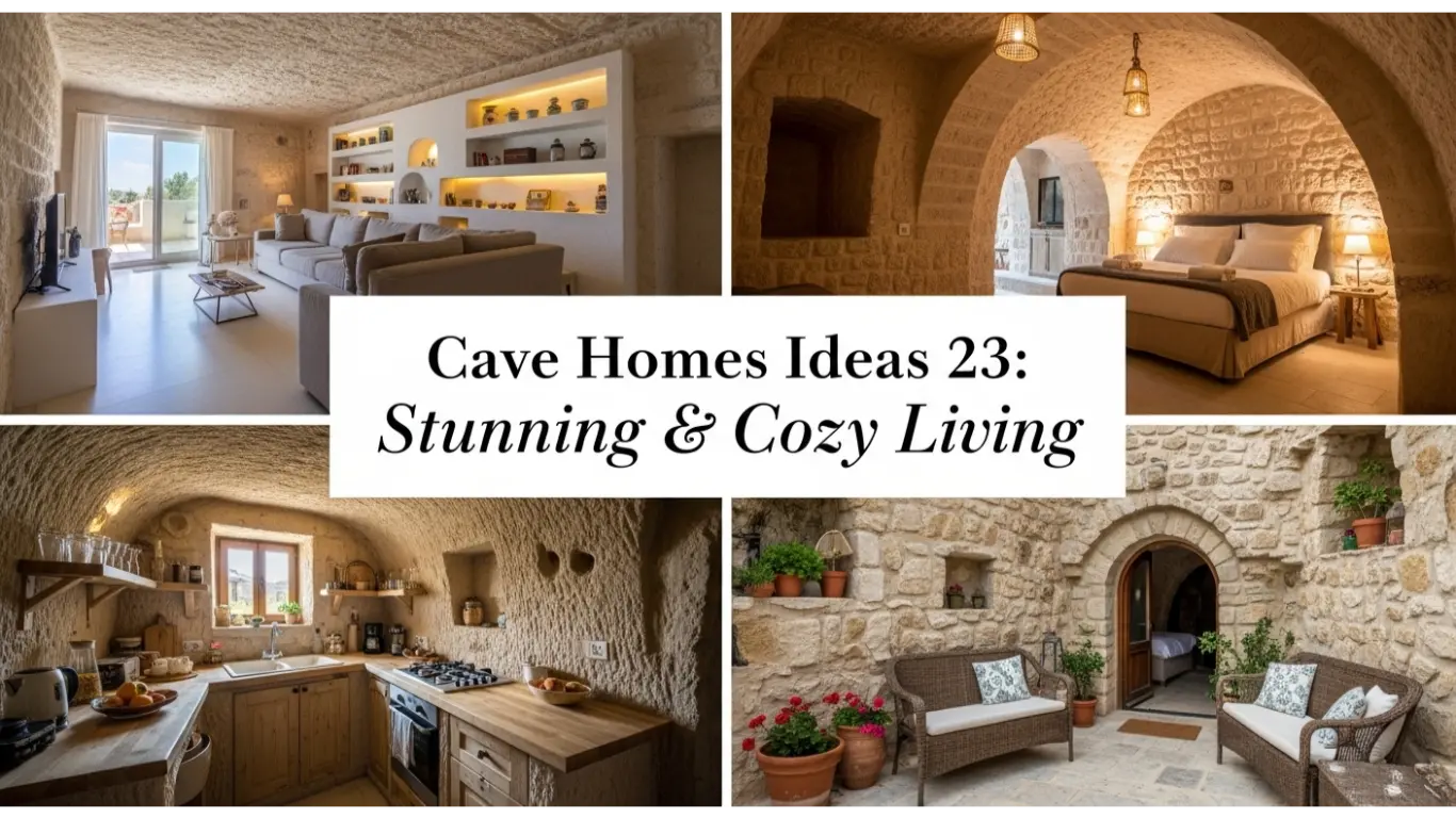 Cave Homes Ideas 23: Stunning & Cozy Living 1 Cave Homes