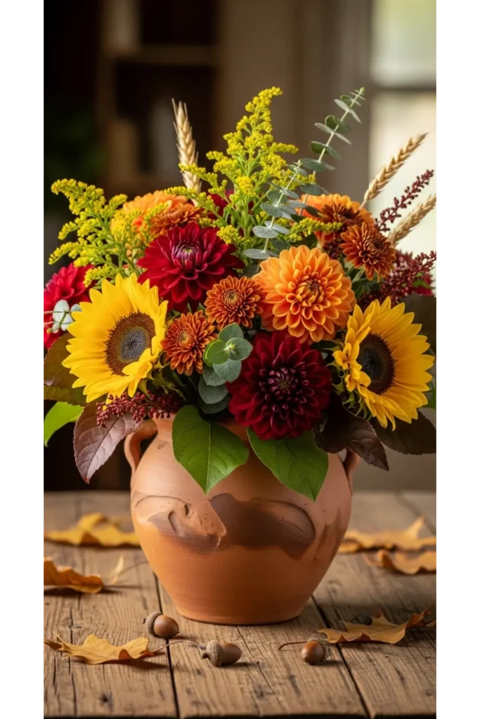  Clay Pot Floral Arrangement