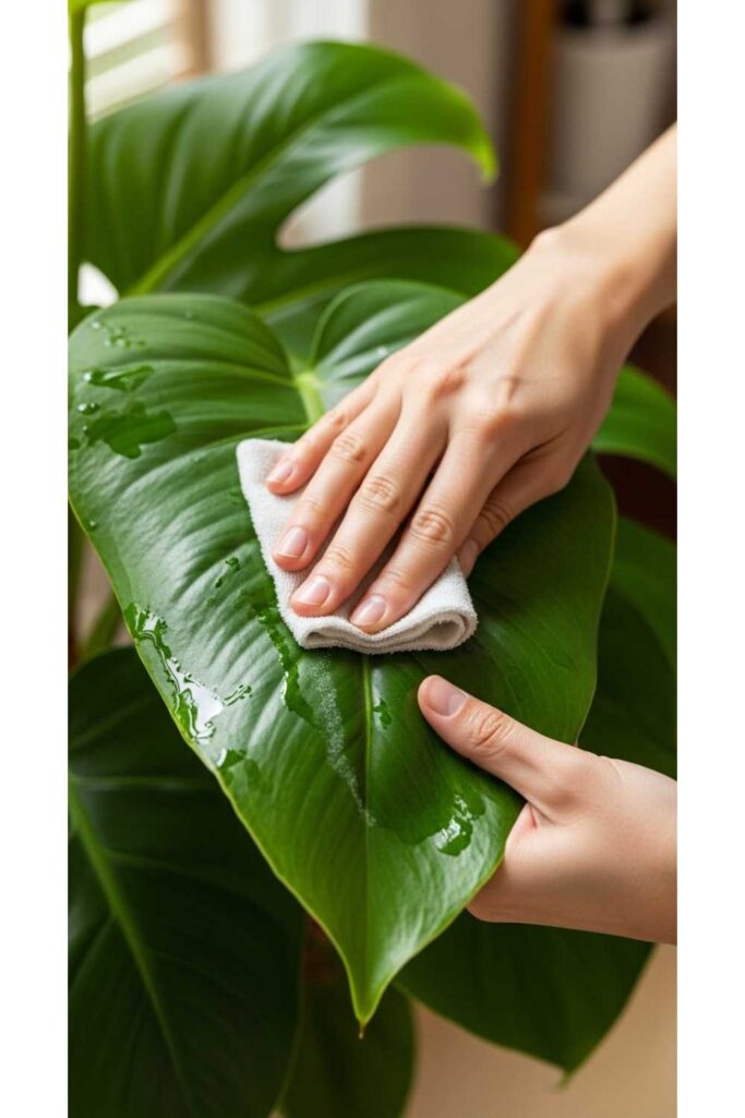 How to Revive a Dying Houseplant: 22 Life-Saving Tips 7 Clean the Leaves